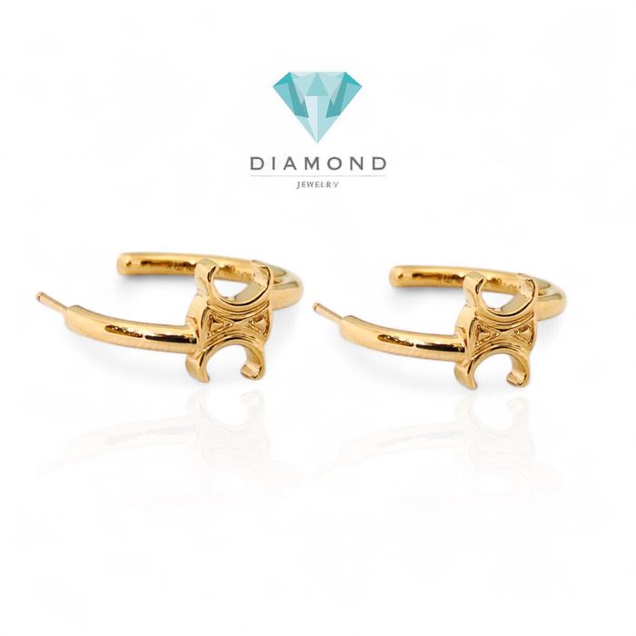 Anting Hoop C triomphe 18K-Diamond Jewelry