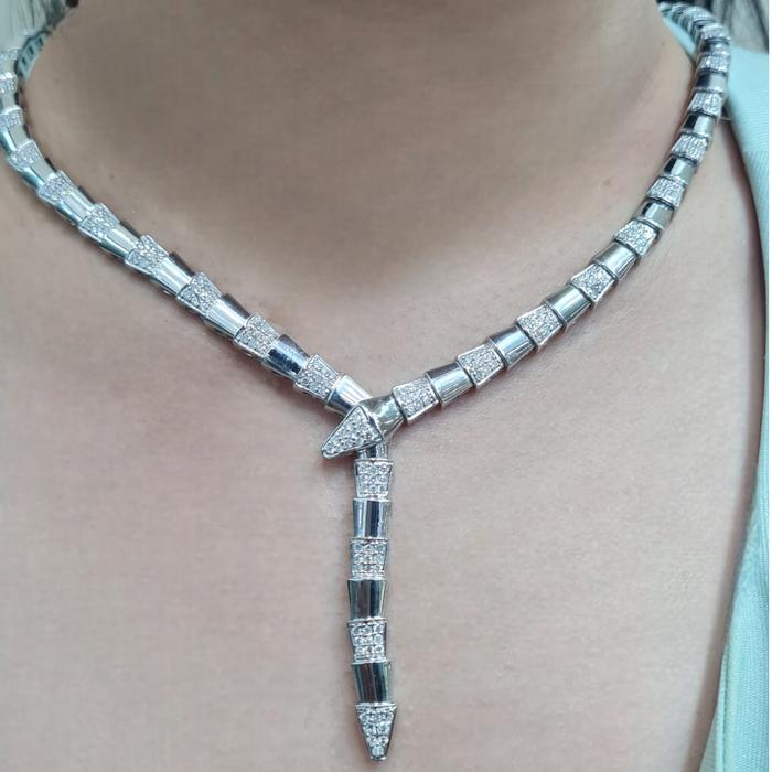 Serpenti Diamond Necklace / Kalung Ular Berlian / Diamond Jewelry