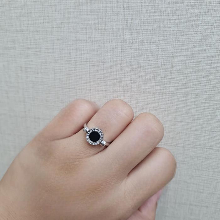Flip Onyx Diamond Onyx Ring 18K /Diamond Jewelry-364CBD5500RY-HT
