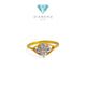 Flower Gold Ring 23K / Cincin Emas Bunga 23K / 97CMSWP3