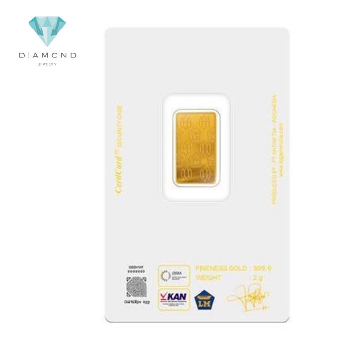 LOGAM MULIA ANTAM 2 GRAM KEMASAN PRESS TERBARU BERSETIFIKAT
