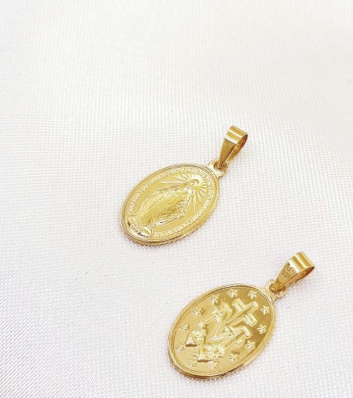 Rosario Pendant 700K Gold/White Diamond Jewelry-228LMSLS2-HT