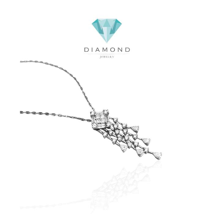 Diamond necklace 18K Diamond Jewelry