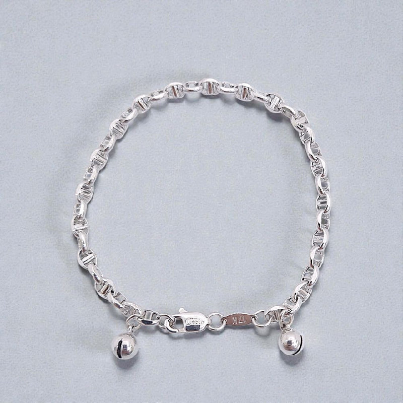 White Gold Bracelet 17K / Gelang Emas Putih 17K / Diamond Jeweley / 458GMS386LS