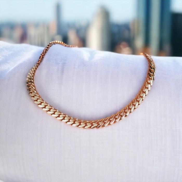 Omega necklace choker 4mm 18 cm Diamond Jewelry