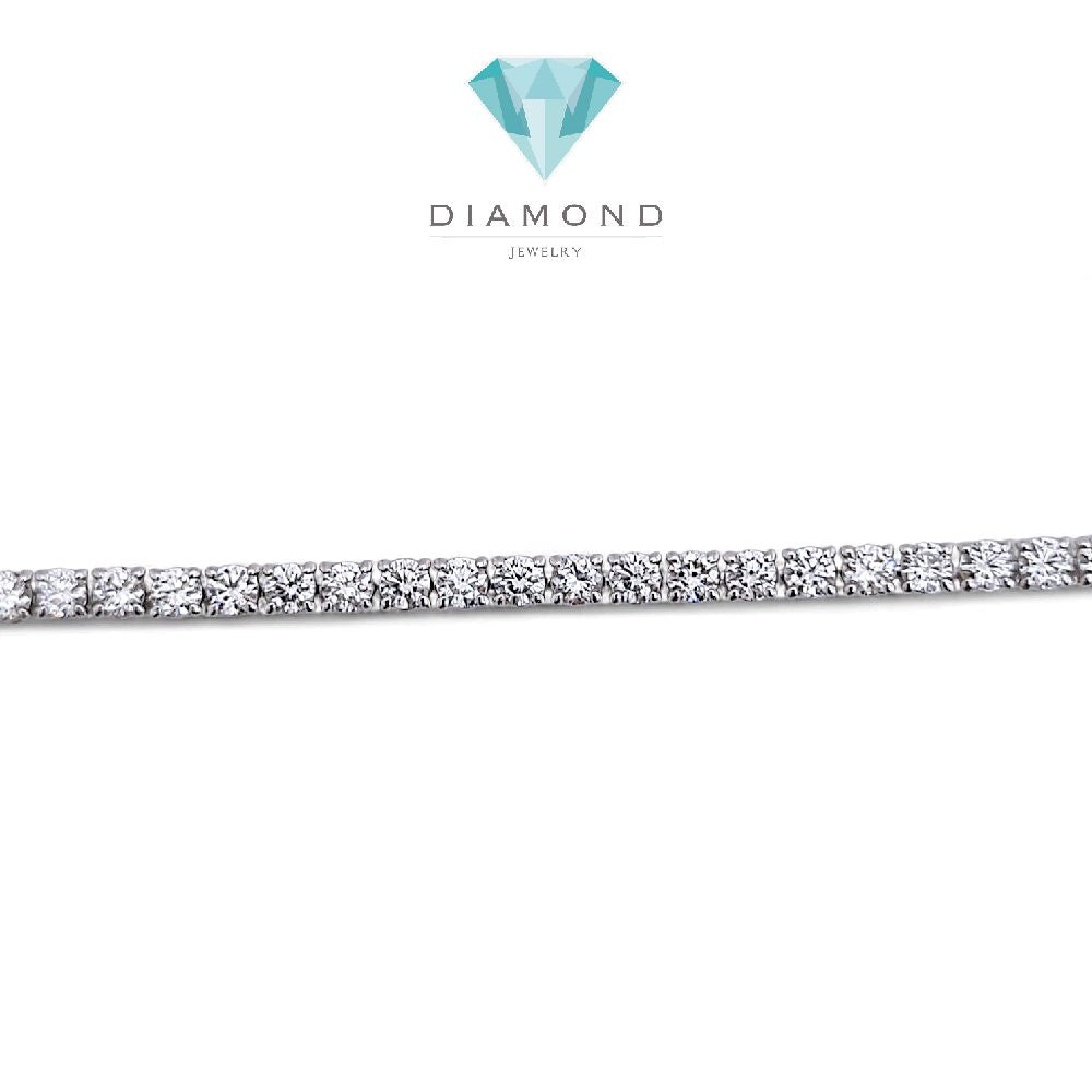 Tennis Lab Grown Diamond Bracelet 14K / Gelang Tennis Berlian Lab Grown 14K / Diamond Jewelry 1GBLGG1000LS HT
