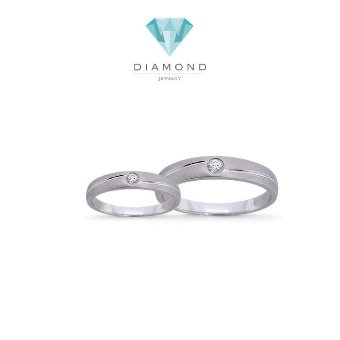 Wedding Solitaire Classic Ring 18K / Cincin Wedding klasik solitaire 18K / Diamond Jewelry 37CBNKH5054WPLS - 38CBNKH2964WPLS