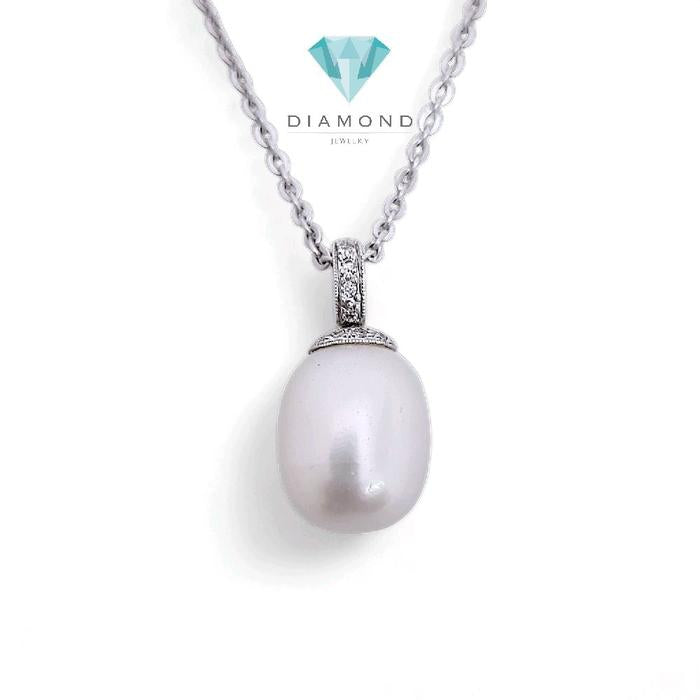 Liontin Sea Pearl Diamond 18K / Diamond Jewelry 356LM645LSWP-(1290HT)
