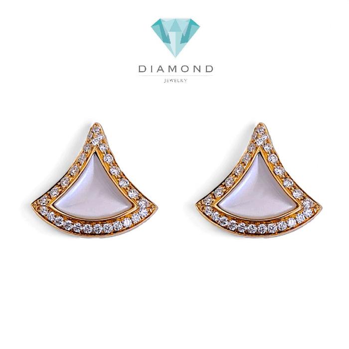 Diva MOP Diamond Earring 18K / Anting Dia Mutiara Berlian 18K / Diamond Jewelry 397ABDAB39800LS-HT