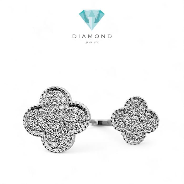 Magic Alhambra duo pave diamond  Ring vca / Diamond Jewelry