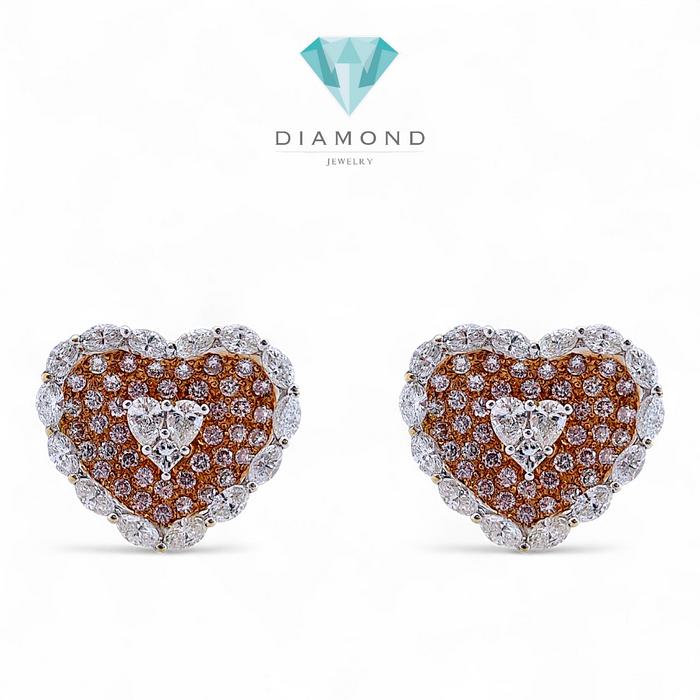 Love Diamond Earring 18K / Diamond Jewelry
