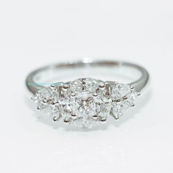 Diamond Ring - Cincin Berlian - 01030490 - Diamond Jewelry