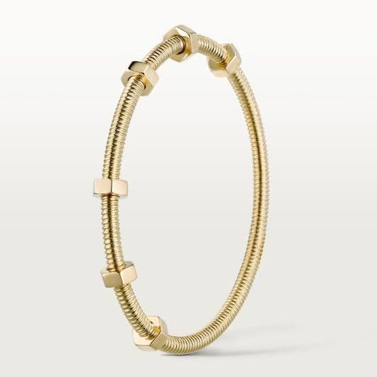 Ecreu de Cartier bracelet gold 18K original Diamond Jewelry