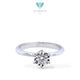 Solitaire Diamond Ring 18K / Cincin Diamond Solitaire 18K / Diamond Jewelry / 385CB612LS