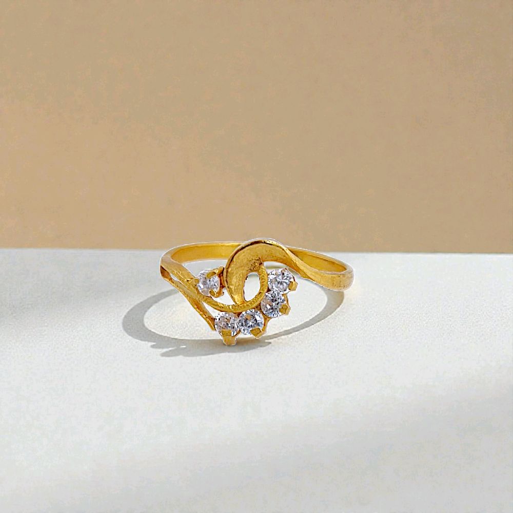 Wave Gold Ring 23K / Cincin Emas Ombak 23K / 82CMSWP3