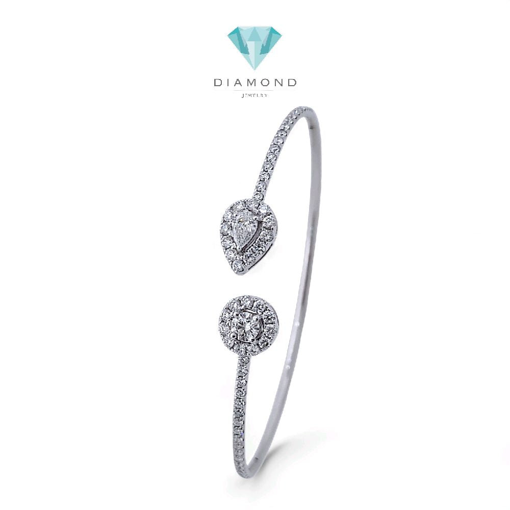 Toimoi Diamond Bangle 18K / Gelang Berlian Toimoi 18K / Diamond Jewelry 396GB13000VIONLS-HT