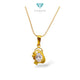 Gold Pendants Necklace 23K / Liontin Kalung Emas 23K / Diamond Jewelry / 255LMSWP3