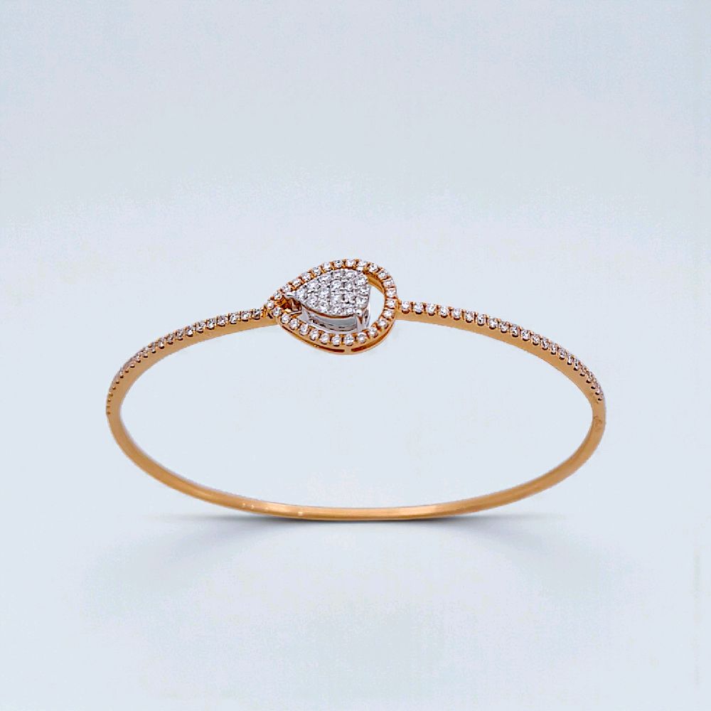 Tear Diamond Bangle 18K / Gelang Berlian Tear 18K / Diamond Jewelry 142GB96000AB-HT