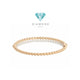 Perlee pearl vca bangle 18k rose gold-Diamond Jewelry