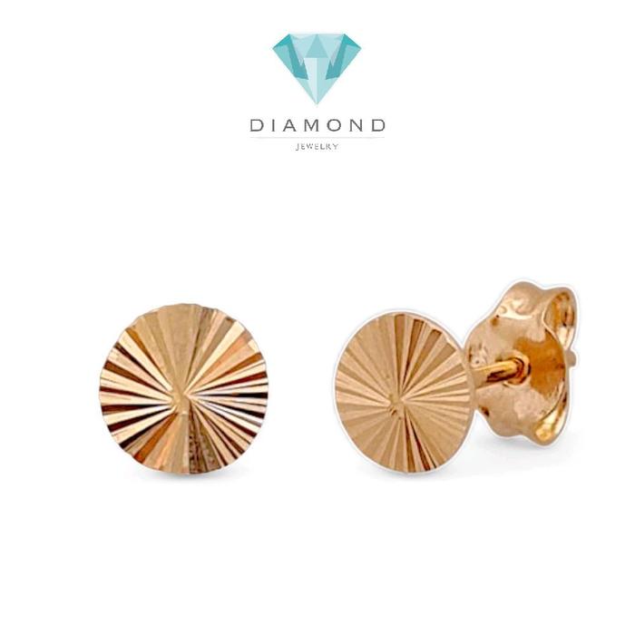 Gold Stud Earrinng / Diamond Jewelry 401AMS082LS