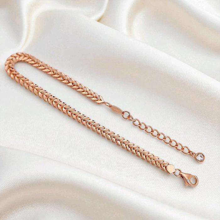 Leaf Gold Bracelet 750K / Gelang Emas Daun 750K / Diamond Jewelry 443GMS397LS-HT