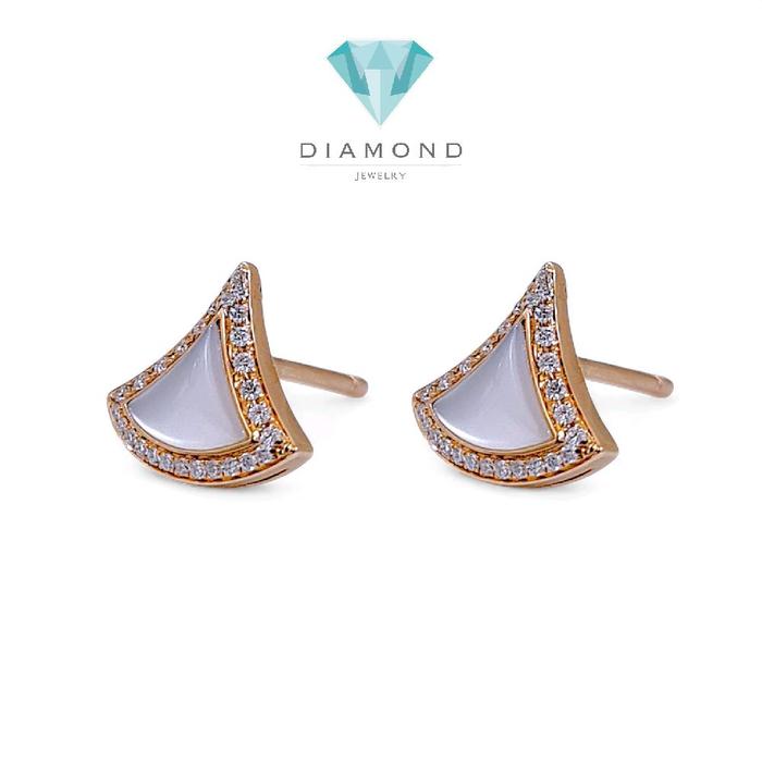 Diva MOP Diamond Earring 18K / Anting Dia Mutiara Berlian 18K / Diamond Jewelry 397ABDAB39800LS-HT