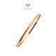Gold Zircon Bangle 16K / Gelang Emas Batu Sirkon 16K / Diamond Jewelry / 465GMS422LS
