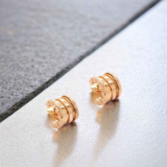 Simple earring gold 18K  zero -Diamond Jewelry bv