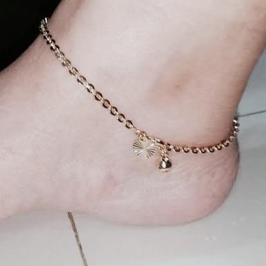 Gelang kaki rose gold Fashion 18K Diamond Jewelry