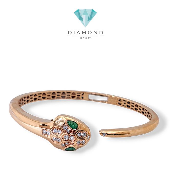 diamond bangle head Serpenti With Diamond / Diamond Jewelry