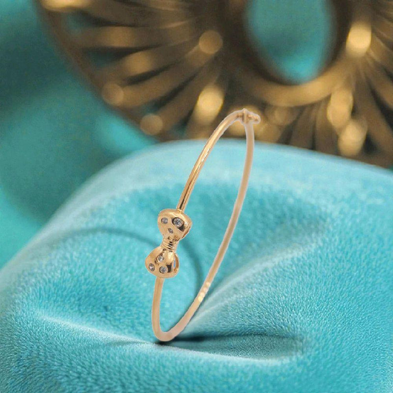Ribbon Gold Bangle Brecelets 16K / Gelang Emas model Pita 16K / 469GMS322LS