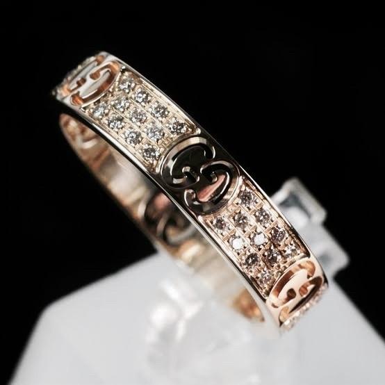 Stardust icon pave full diamond  ring18K-Diamond jewelry