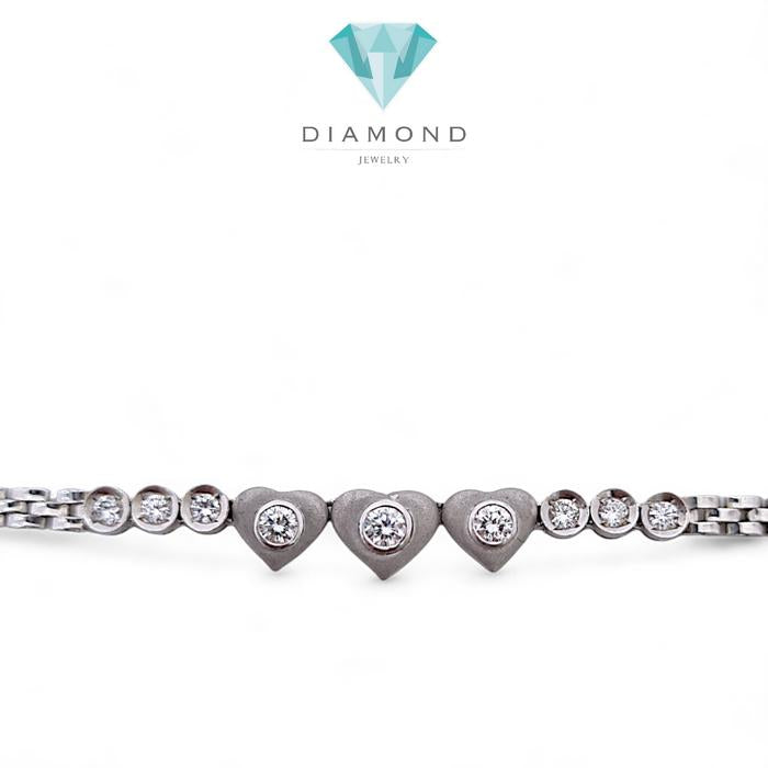 Diamond Heart Necklace 18K  koye / Diamond Jewelry