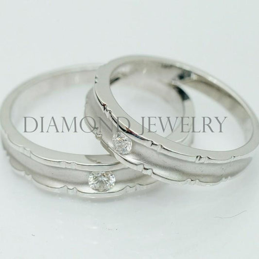 Cincin Kawin/Wedding Ring - Diamond Jewelry Two Tone 01020802/01020803