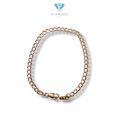 Gelang Rantai Emas 17K / Diamond Jewelry / 361GMS3LS