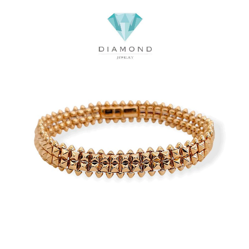 Clash Bracelet 18K / Gelang Clash 18K / Diamond Jewelry - 168GBD400000AB