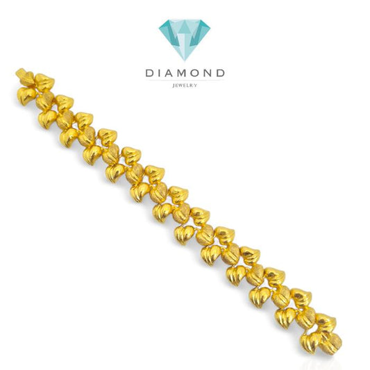 Gelang Emas Bunga Kendari  23K-Diamond Jewelry