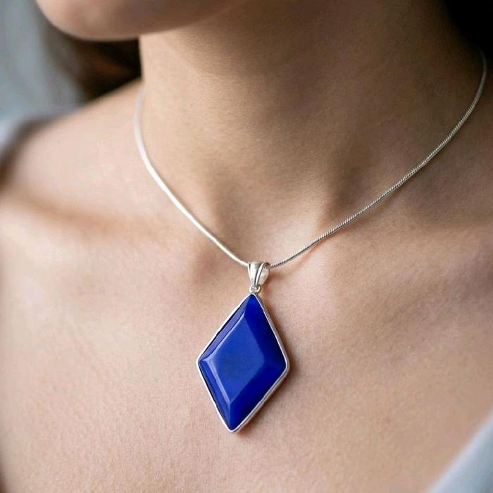 Lapis Lazuli Pendant 18K / Liontin Lapis Lazuli 18K / 26LM32WP