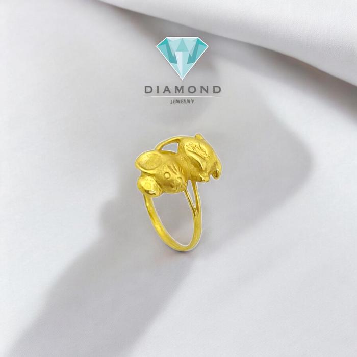 Cincin Mas Mouse 24K-Diamond Jewelry
