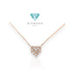 Chandellier gold necklace/kalung emas wanita chandelier 18k-diamond jewelry