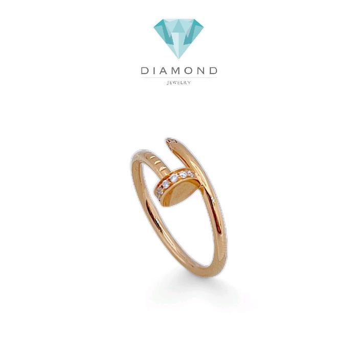 Small Nail Diamond Ring 18K / Cincin Paku Kecil 18K / Diamond Jewelry 352CBD5000RY