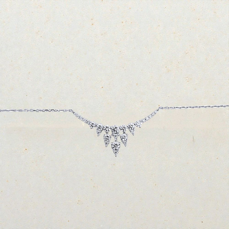 Eternal Pear Diamond Necklace 18K / Kalung Berlian Eternal Pear 18K / Diamond Jewelry - 147KBD95000AB