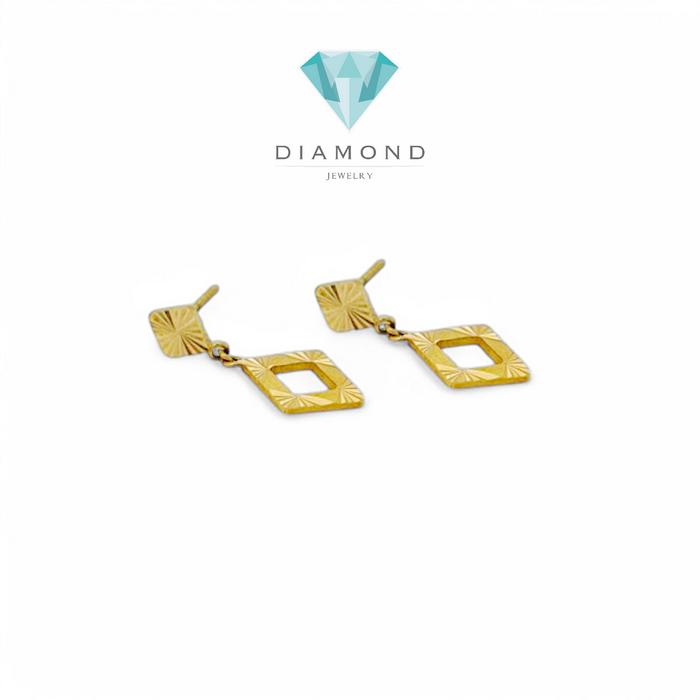 Anting Mas 23K-Diamond Jewelry