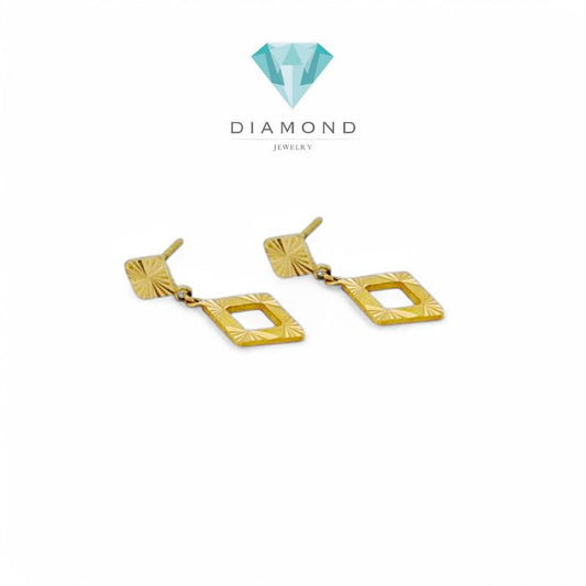 Anting Mas 23K-Diamond Jewelry