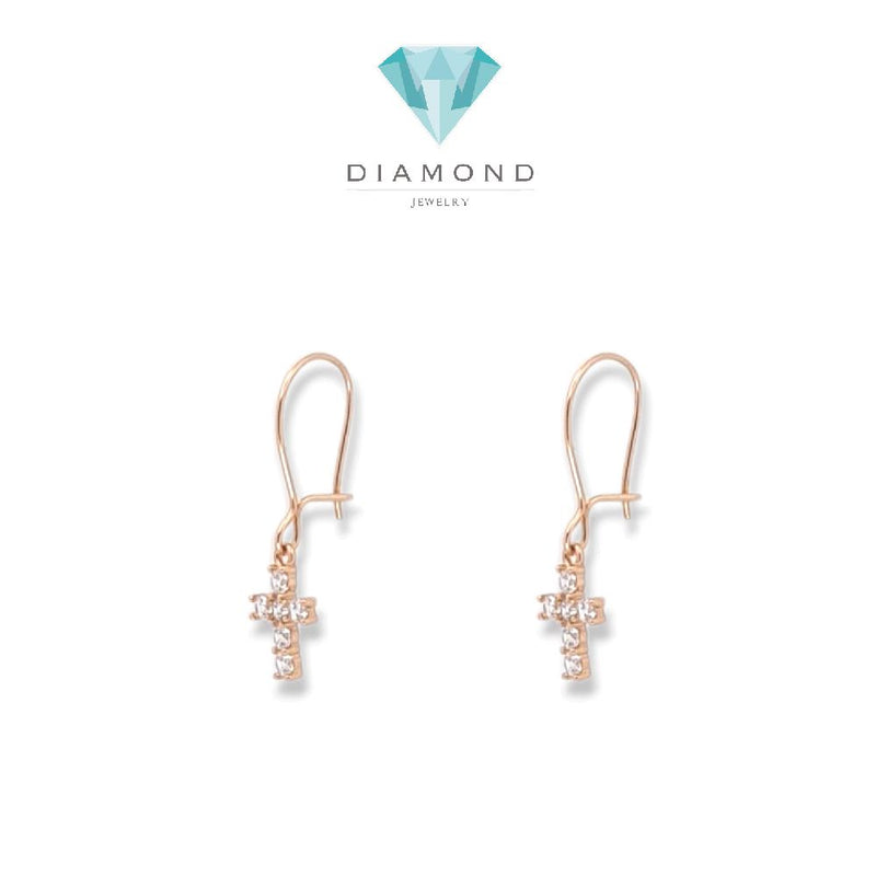 Anting  Emas Salib 17K / Diamond Jewelry / 430AMS113LS