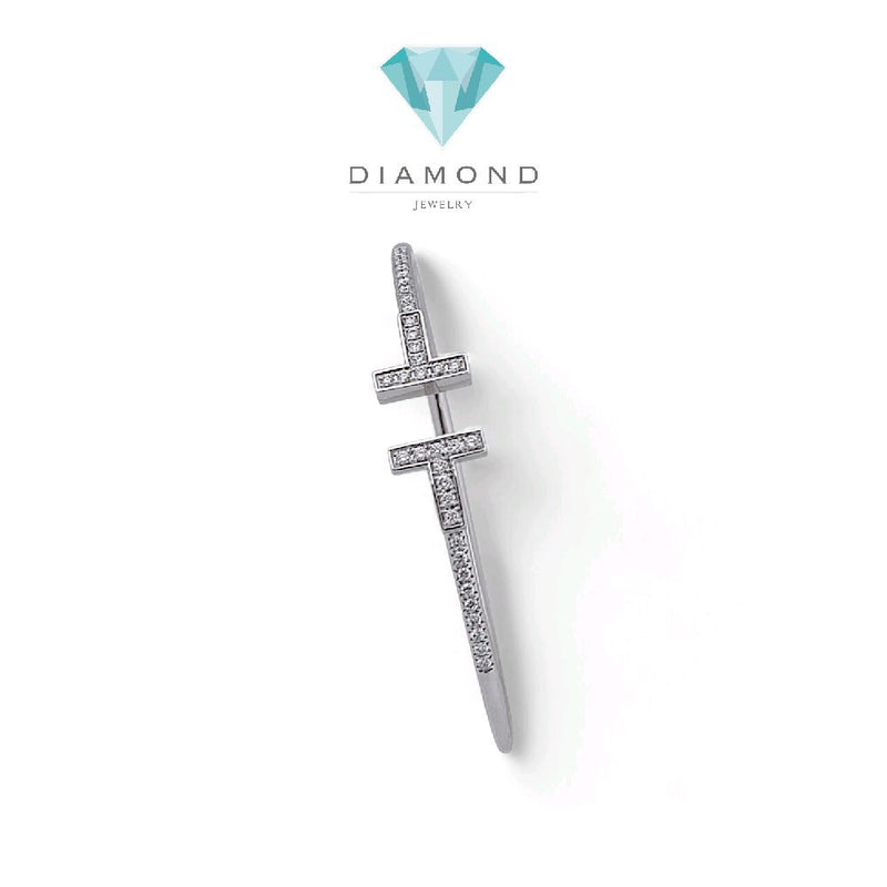 Double T Diamond Bangle 18K / Gelang Berluan Double T 18K / Diamond Jewelry 140GBD129000AB-HT