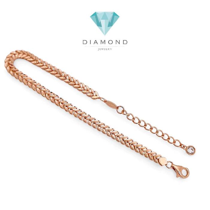 Leaf Gold Bracelet 750K / Gelang Emas Daun 750K / Diamond Jewelry 443GMS397LS-HT