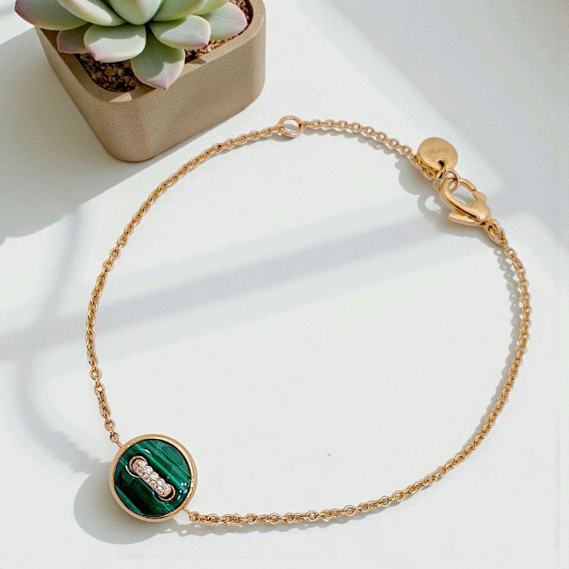 Pom pom Diamond Bracelet 18K / Gelang Berlian Pom pom 18K / Diamond Jewelry 157GBD43000AB -HT