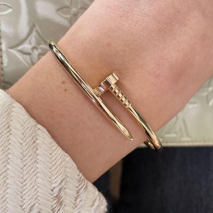 Gelang paku nail juste 18k gold-Diamond Jewelry