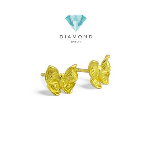 Anting Mas Butterfly 23K-Diamond Jewelry
